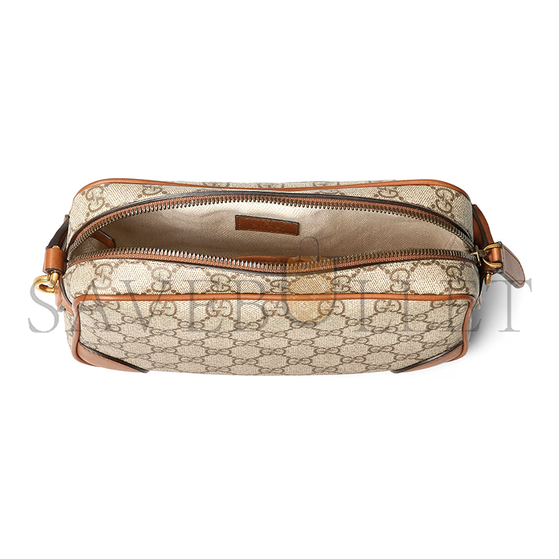 g*u*i gg emblem embossed S*per mini bag 821216 (22*14*6cm)